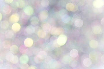 Blurred silver festive lights. Christmas time concept. Perfect Christmas background.
