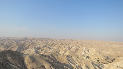 The Jude Desert in a hot day, Israel