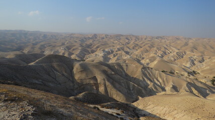The Jude Desert in a hot day, Israel