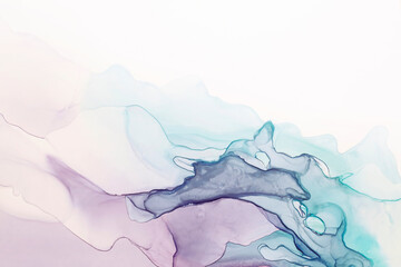 Abstract hand painted alcohol ink texture