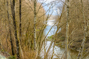 Beautiful Mountain River in Canada.