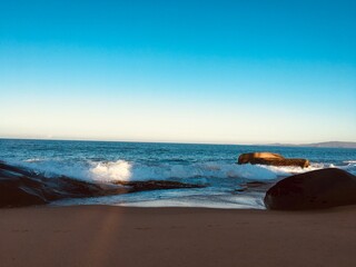 Waves on the beach