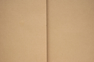 surface of blank brown paper placed on brown paper for background.
