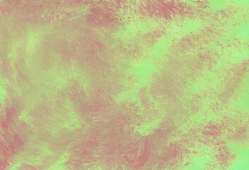 Abstract bright banner made by hand with acrylic and watercolors. the background is drawn with chaotic brush movements. Yellow and red are mixed with each other