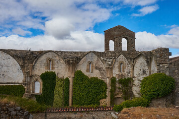 Fototapeta na wymiar Ruins of the monastery of SAN Francisco el Real de la Coria in the city of Trujillo (Caceres)