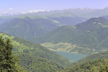 Mountain lake in the South Caucasus