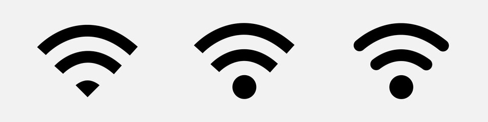 Wi-fi wireless icon. Wi-fi wireless signal icon, vector illustration for web design EPS 10