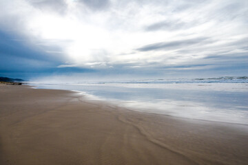Fototapeta na wymiar Nehalem Bay Beach in Oregon