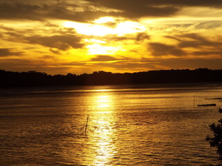 Pôr do sol no Marajó