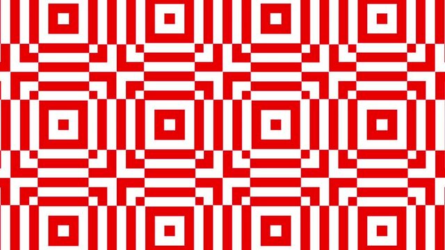 Beautiful geometric seamless looping pattern, moving geometrical decorative elegant ornament endless background