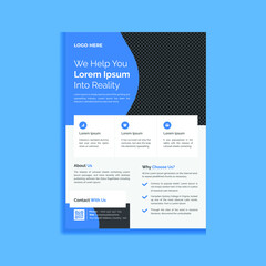 Professional corporate business flyer Template