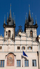 Obraz premium The Church of Our Lady before Týn prague