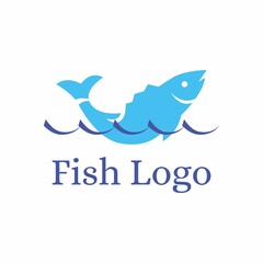 Fish abstract icon design logo template Company creative design