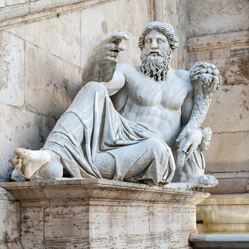 Roman era statue depicting the deity of the Tiber