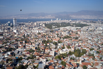 Obraz premium Aegean region, Izmir, Turkey. View from above.