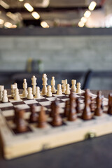 Old chess, intelligent game.