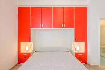 Beautiful and modern home and hotel bedroom interior design.