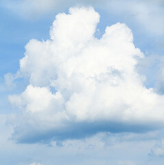 blue sky with white clouds