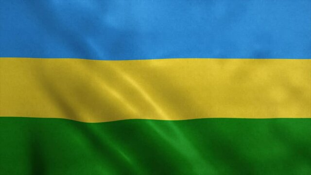 Hatillo flag, city of Puerto Rico, realistic animation background