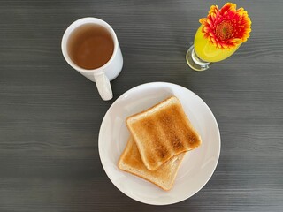 coffee and croissant