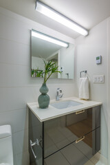 modern bathroom with tiles