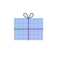 Gift box vector cartoon icon. Vector illustration
