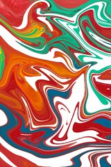 Obraz premium Abstract background with mixing paint effect. Liquid acrylic picture with artistic mixed paints. Fluid art texture. Can be used for wallpaper. Trendy designs colors. DIGITAL ART ILLUSTRATION