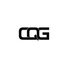 cqg letter original monogram logo design