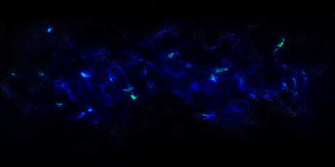 nebulosa com estrelas em céu profundo