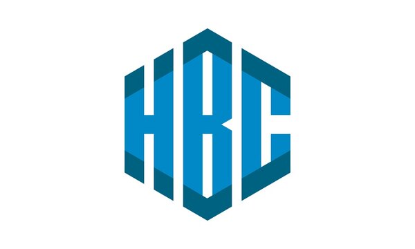 vector monogram HBC logo