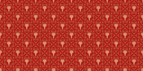 Background pattern in vintage style floral ornament, wallpaper. Seamless pattern, texture for your design