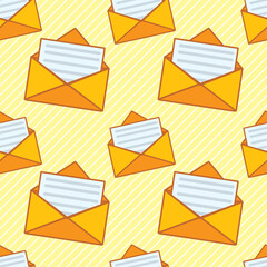 email envelope seamless pattern vector illustration 