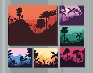 forest landscapes collection