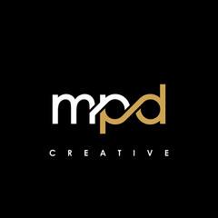 MPD Letter Initial Logo Design Template Vector Illustration
