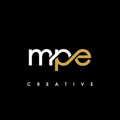 MPE Letter Initial Logo Design Template Vector Illustration