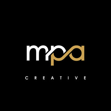 MPA Letter Initial Logo Design Template Vector Illustration