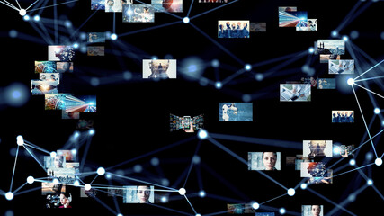 映像コンテンツ　ネットワークイメージ