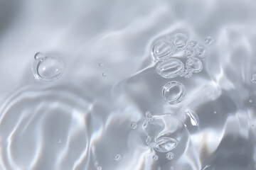 水が揺らぐ様子。水面の背景素材。水のテクスチャ・イメージ。	