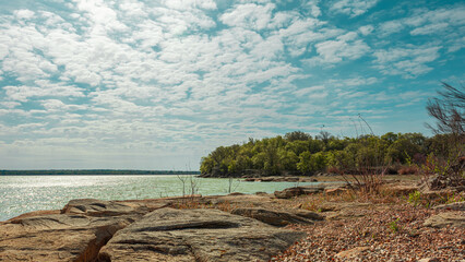 Lake state park, Brownwood Texas, nature landscape