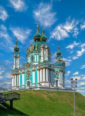 St. Andrew Church in Kyiv, Ukraine