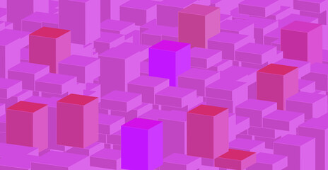 Abstrac background vector pattern texture made of Pink blocks