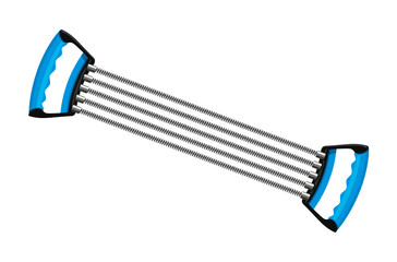 Vector illustration of chest expander exercise equipment
