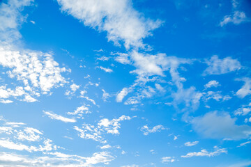 Blue Sky with White Clouds On Cloudy Day

