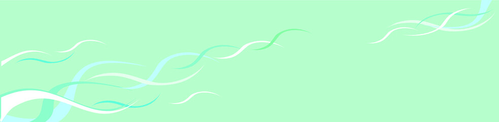 Green abstract curve pattern background with copy space, Wave Abstract Background. For Design Flyer, Banner, Landing Page. Vector Illustration with Color Gradient