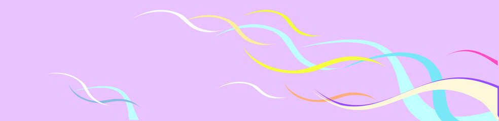 Purple abstract curve pattern background with copy space, Wave Abstract Background. For Design Flyer, Banner, Landing Page. Vector Illustration with Color Gradient