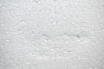 White color polystyrene textured background