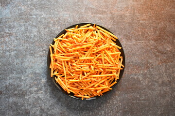 Fototapeta premium Deep fried Tapioca chips snack food