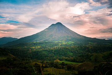 Arenal volcano aerial view, Costa Rica © CapturandoKilometros