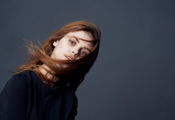 Fototapeta premium beautiful woman glamor elegant hairstyle model luxury