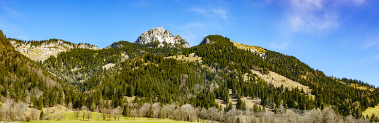 Fototapeta na wymiar wendelstein mountain in germany